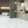 Sol Vinyle/PVC - Dalle clipsable - Carrelage marbré blanc PURE MARBLE SNOW - Invictus Primuspar Associated Weavers