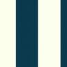 Papier peint vinyle sur intissé géométrique bleu marine et blanc RAYURE XL - Cuisines et Bains par Lutèce - 51231611