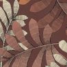 Papier peint vinyle sur intissé feuillage bordeaux et beige EMILE - Villa Rosalie par Lutèce - 51223510