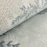 Papier peint vinyle sur intissé feuillage bleu grisé et argent JARDIN JAPONAIS - Cuisines et Bains par Lutèce - 51231711