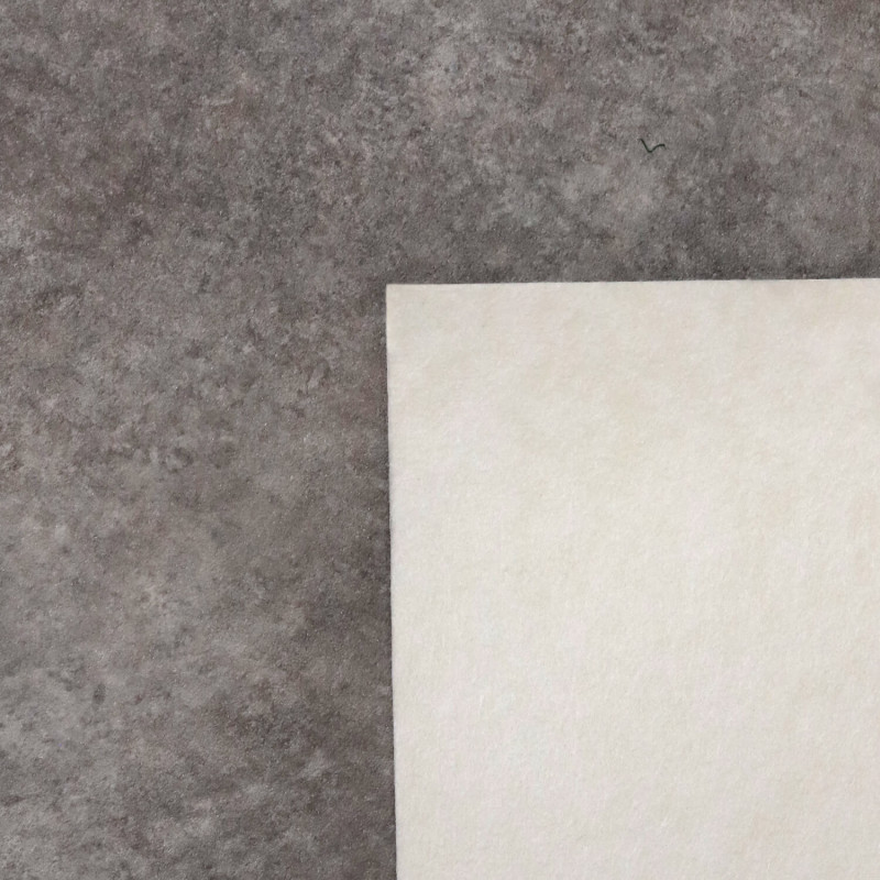 Sol Vinyle/PVC - 4m - uni béton taupe foncé - MIDAS 976M - Optima Tex-style par Beauflor
