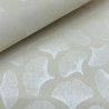 Papier peint intissé végétal beige  GINGKO - Select VI par Casamance - 73970121