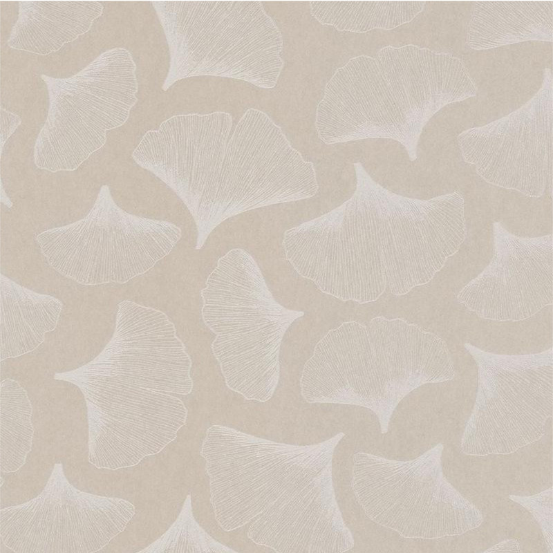 Papier peint intissé végétal beige  GINGKO - Select VI par Casamance - 73970121