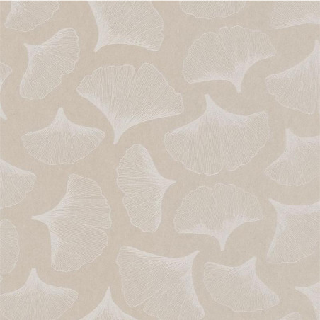 Papier peint intissé végétal beige  GINGKO - Select VI par Casamance - 73970121