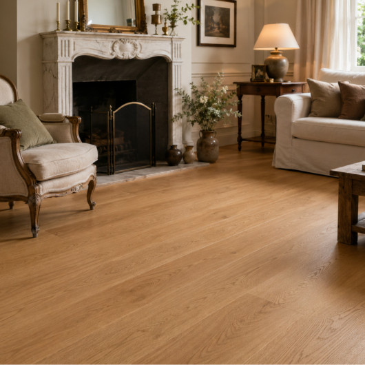 Sol Vinyle/PVC - Lame clipsable - Parquet chêne foncé PRALINE - TopFloor par US Floors