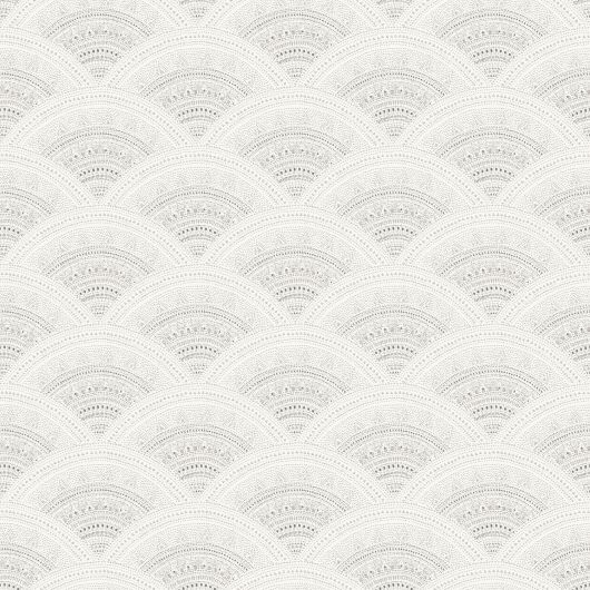 Papier peint intissé géométrie griset taupe CALLAIA LINEN - Bahia par Masureel - HIA201