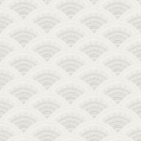 Papier peint intissé géométrie griset taupe CALLAIA LINEN - Bahia par Masureel - HIA201