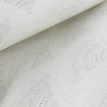 Papier peint intissé géométrie art déco beige et taupe CALLAIA LINEN - Bahia par Masureel - HIA201