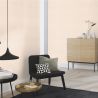 Papier peint vinyle sur intissé uni beige roséTROPICAL HOUSE - Country Charme par Rasch - 690781