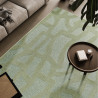 Tapis de salon - 160x230cm - Contemporain vert kaki Tweed par Ragolle