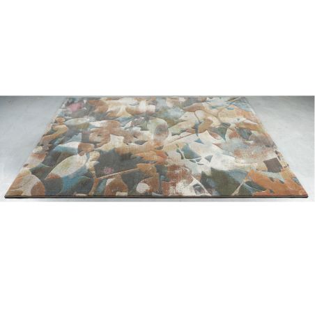 Tapis de salon - 160x230cm - Contemporain bleu, vert et marron Argentum par Ragolle