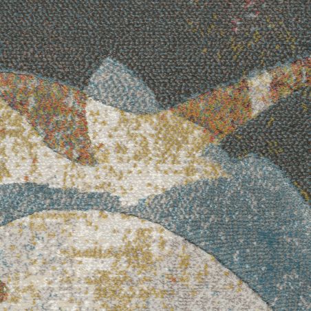 Tapis de salon - 160x230cm - Contemporain bleu, vert et marron Argentum par Ragolle