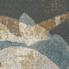 Tapis de salon - 160x230cm - Contemporain bleu, vert et marron Argentum par Ragolle