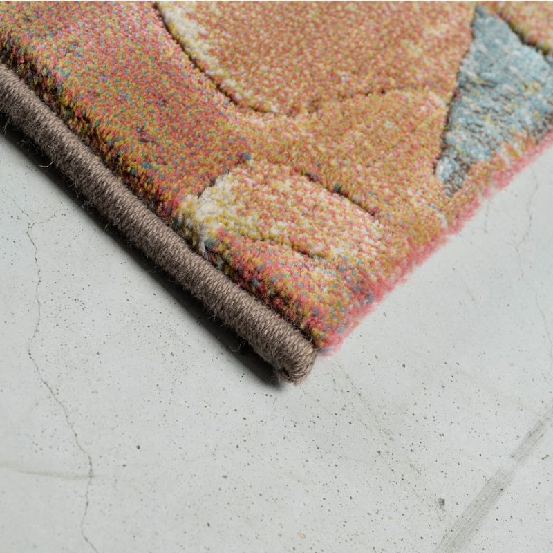 Tapis de salon - 160x230cm - Contemporain bleu, vert et marron Argentum par Ragolle