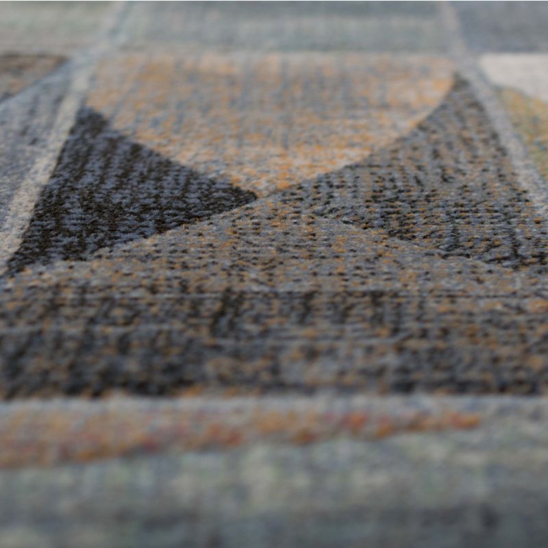 Tapis de salon - 160x230cm - Contemporain bleu, vert et marron Argentum par Ragolle