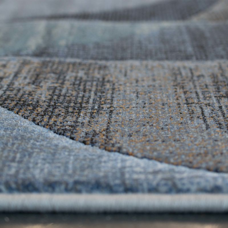 Tapis de salon - 160x230cm - Contemporain bleu, vert et marron Argentum par Ragolle