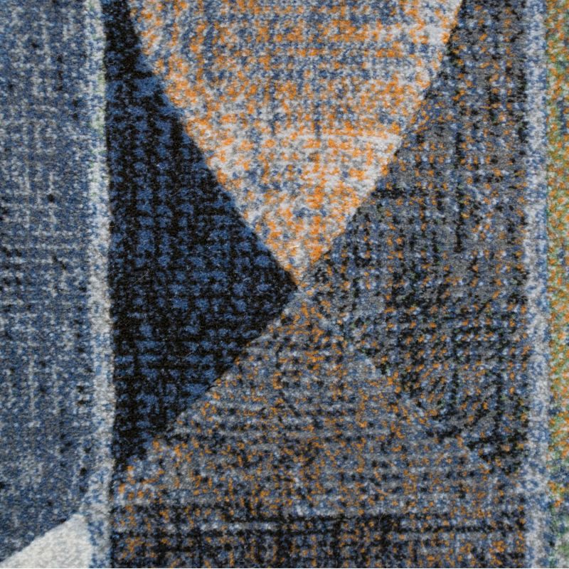 Tapis de salon - 160x230cm - Contemporain bleu, vert et marron Argentum par Ragolle