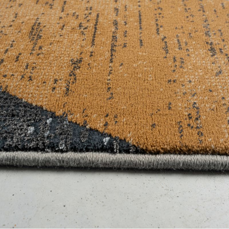 Tapis de salon - 160x230cm - Contemporain camel, bleu et gris Canyon par Ragolle