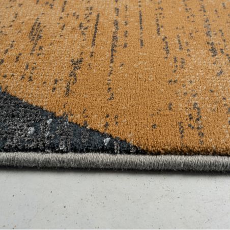 Tapis de salon - 160x230cm - Contemporain camel, bleu et gris Canyon par Ragolle