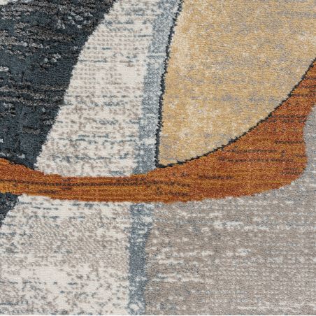 Tapis de salon - 160x230cm - Contemporain camel, bleu et gris Canyon par Ragolle