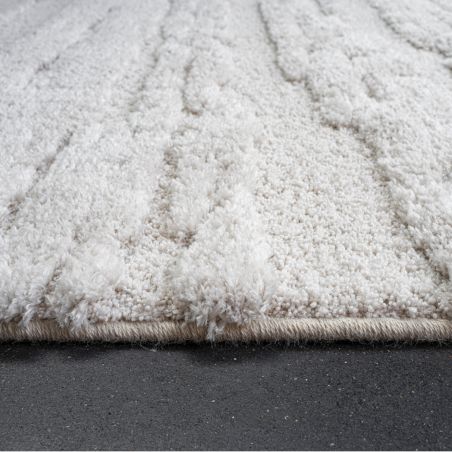 Tapis de salon - 160x230cm - Uni / Faux-uni blanc Limba par Ragolle