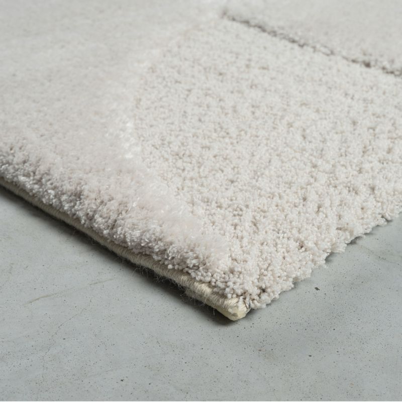 Tapis de salon - 160x230cm - Uni / Faux-uni blanc Limba par Ragolle