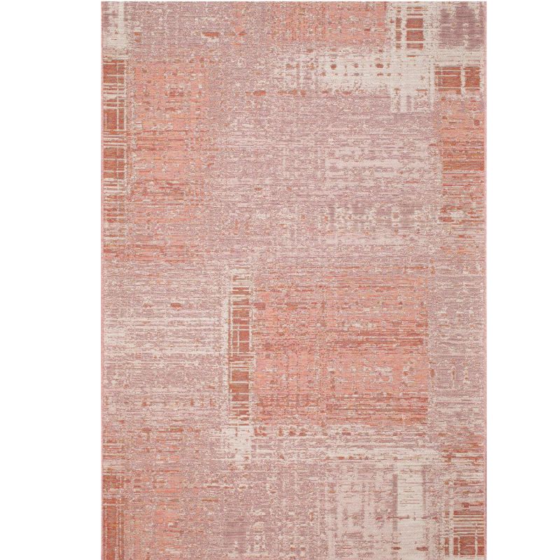 Tapis de salon - 133x195cm - Uni / Faux-uni terracotta et beige Newport par Ragolle