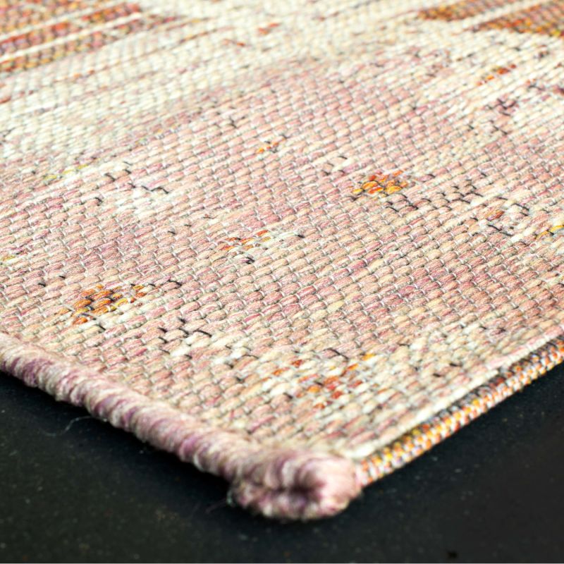 Tapis de salon - 133x195cm - Uni / Faux-uni terracotta et beige Newport par Ragolle