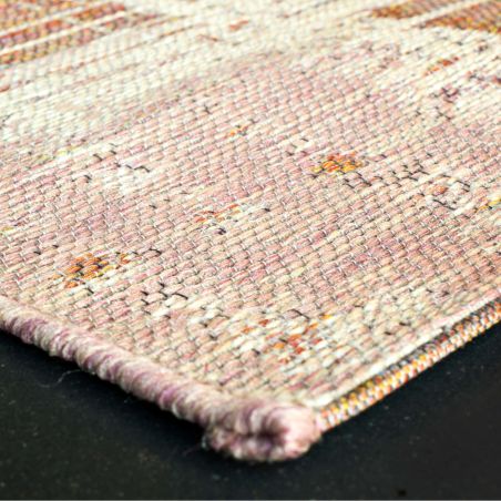Tapis de salon - 133x195cm - Uni / Faux-uni terracotta et beige Newport par Ragolle