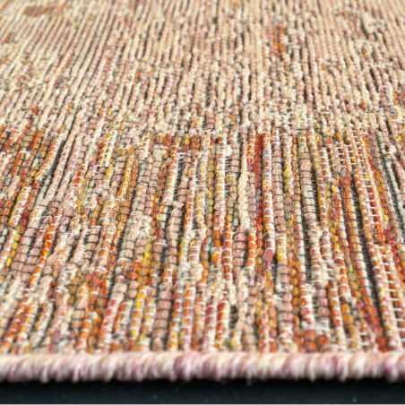 Tapis de salon - 133x195cm - Uni / Faux-uni terracotta et beige Newport par Ragolle