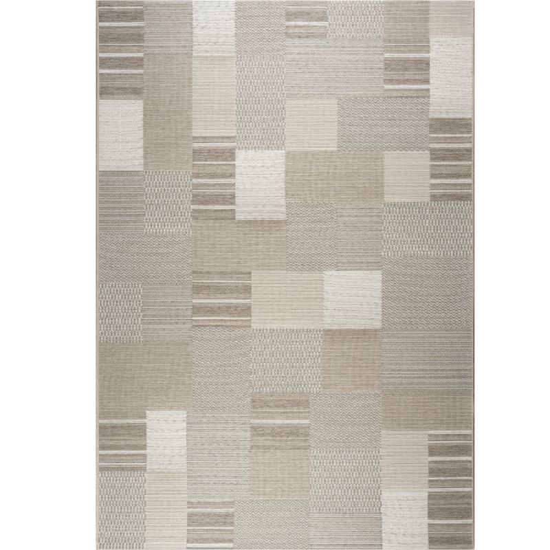 Tapis de salon - 160x230cm - Contemporain marron, crème et taupe Newport par Ragolle