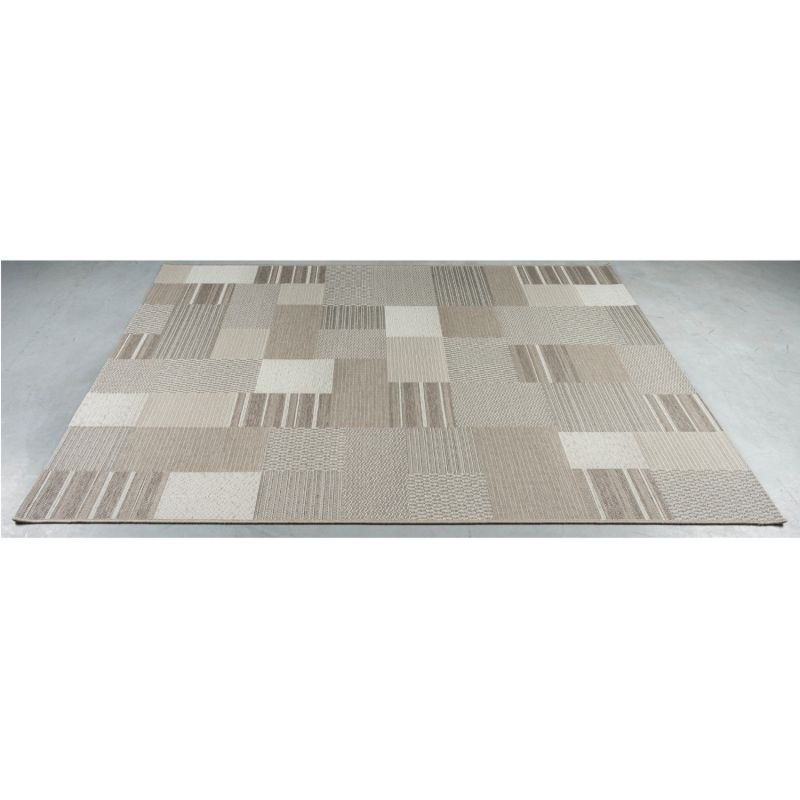 Tapis de salon - 160x230cm - Contemporain marron, crème et taupe Newport par Ragolle