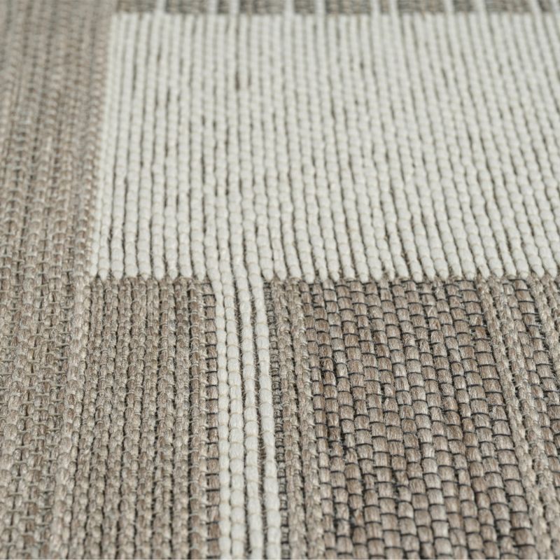 Tapis de salon - 160x230cm - Contemporain marron, crème et taupe Newport par Ragolle