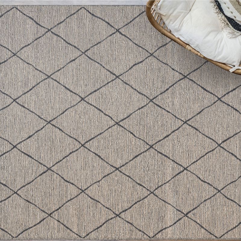 Tapis de salon - 160x230cm - Contemporain marron et gris anthracite Newport par Ragolle