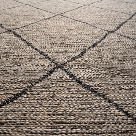Tapis de salon - 160x230cm - Contemporain marron et gris anthracite Newport par Ragolle