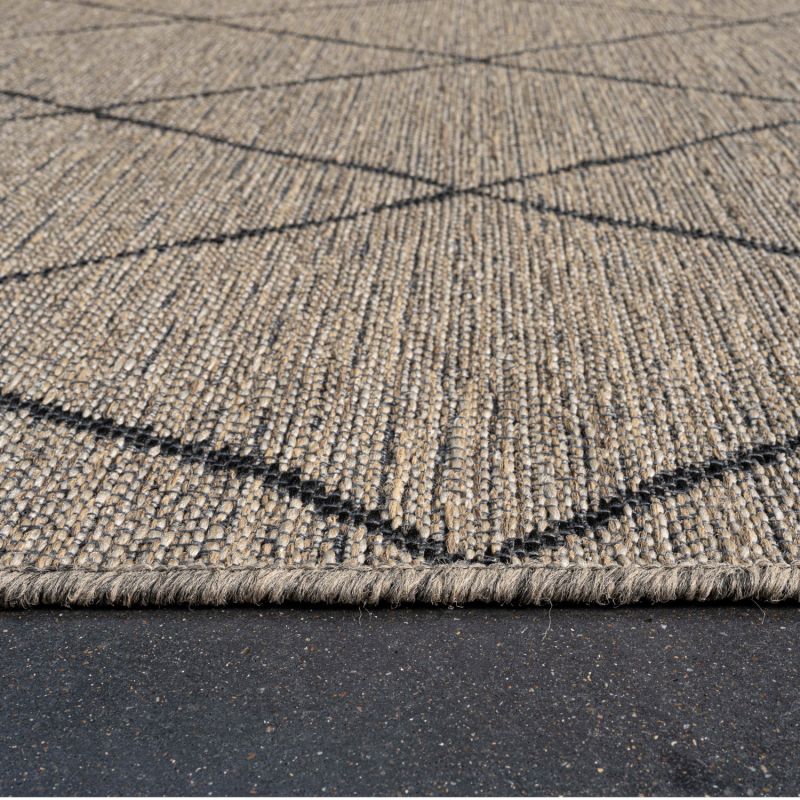 Tapis de salon - 160x230cm - Contemporain marron et gris anthracite Newport par Ragolle