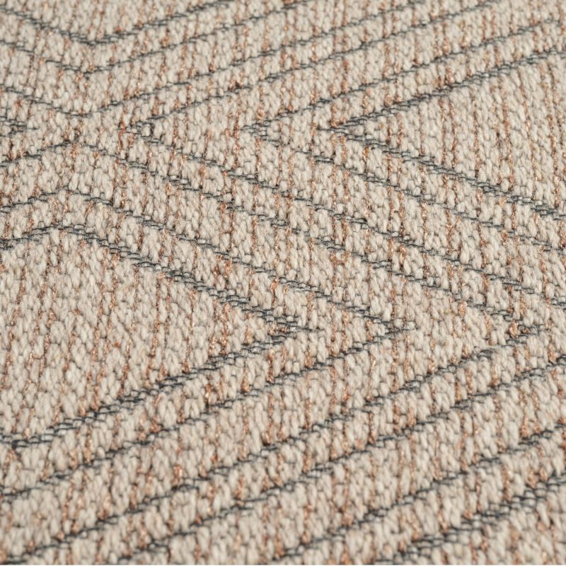 Tapis de salon - 160x230cm - Contemporain marron et grisPalermo par Ragolle