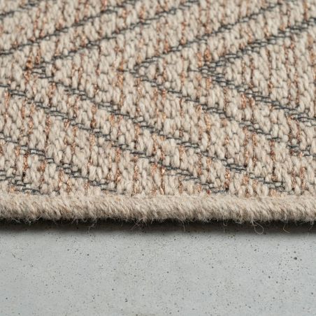 Tapis de salon - 160x230cm - Contemporain marron et grisPalermo par Ragolle