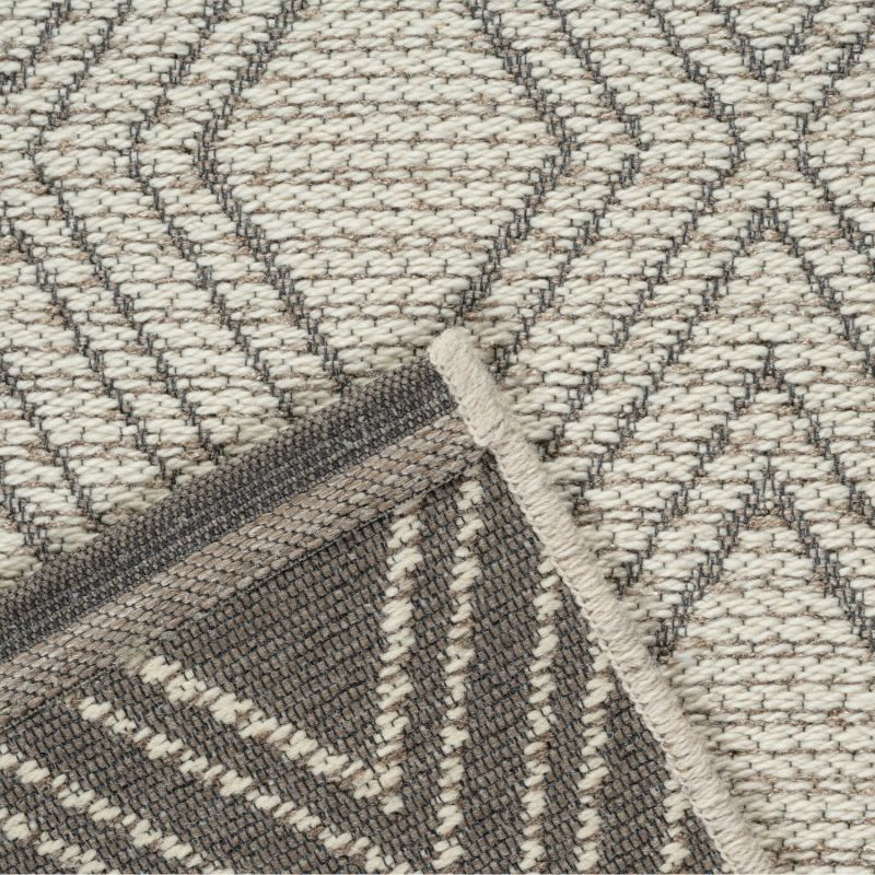Tapis de salon - 160x230cm - Contemporain blanc et gris Palermo par Ragolle