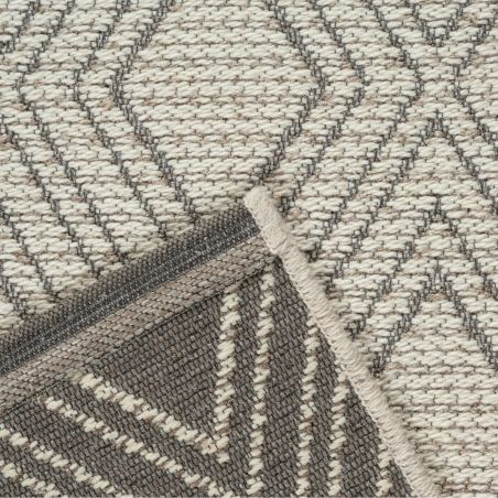 Tapis de salon - 160x230cm - Contemporain blanc et gris Palermo par Ragolle