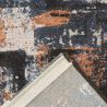 Tapis de salon - 133x195cm - Contemporain bleu, terracotta et beige Platinium par Ragolle