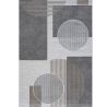 Tapis de salon - 133x195cm - Contemporain marron,gris et beige Valentino par Ragolle