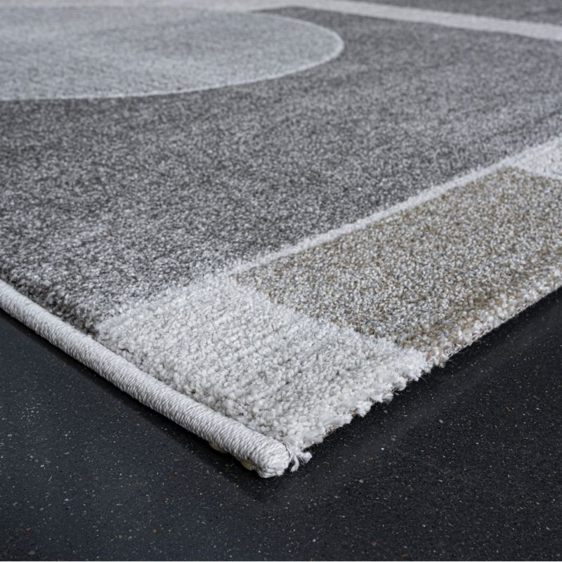 Tapis de salon - 133x195cm - Contemporain marron,gris et beige Valentino par Ragolle