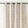 Prêt-à-Poser rideau - 14cmx255cm - géométrique beige  AMAYA par Linder