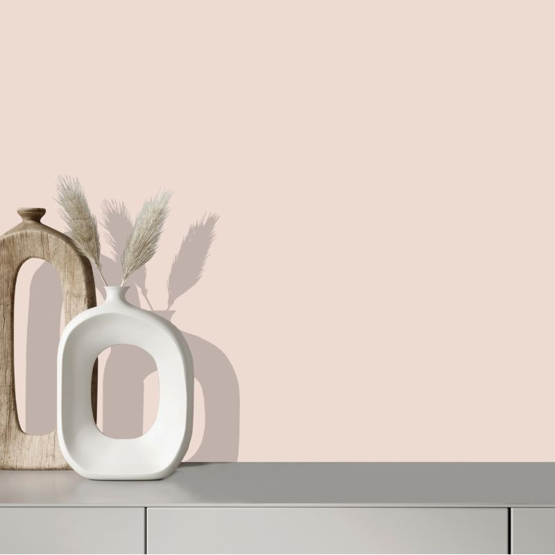 Papier peint intissé uni rosePINK - Pop par Ugepa - M56203
